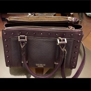 Purple GUESS Leather Purse